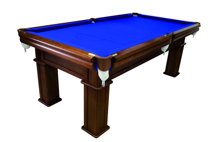 8ft Pool Table with Dark Cherry Finish